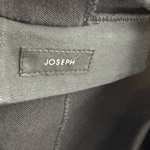 Joseph Gabardine Lenny Stretch pants leggings black with white stitching - Picture 4 of 6